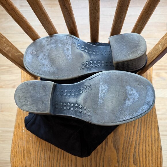 Cloudwalkers - Women's Greene Tall Boots - Black Suede-Look - Picture 6 of 6